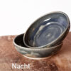 Hangemaakt Klat Keramiek collectie kom nacht