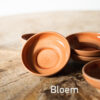 Hangemaakt Klat Keramiek collectie minikom bloem 2