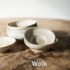 Hangemaakt Klat Keramiek collectie minikom wolk