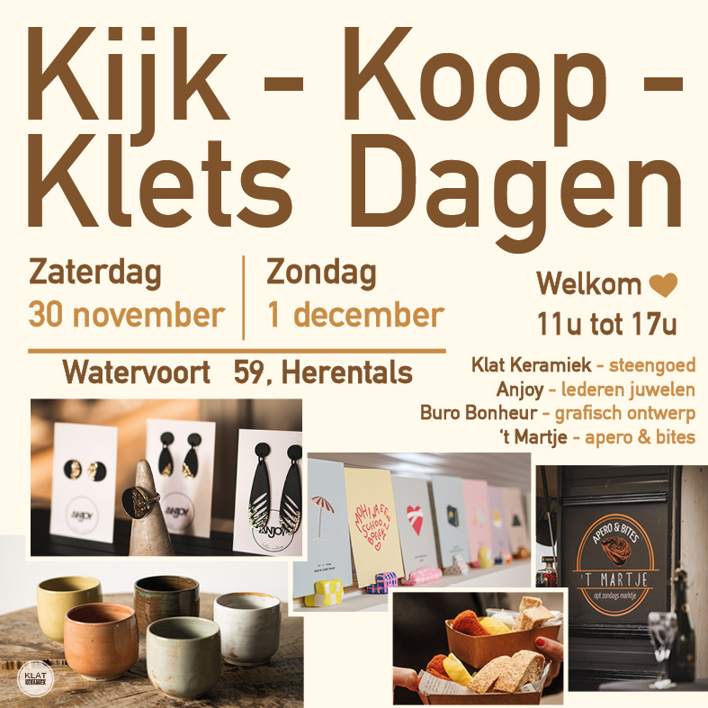 Kerstflyer kijk koop klets 2024