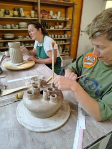 workshop grote vaas Klat Keramiek Herentals Provincie Antwerpen